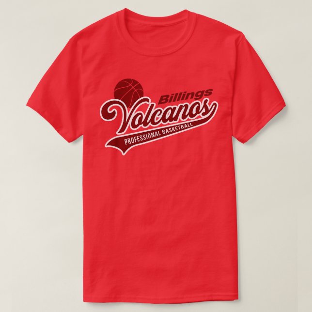 Camiseta Billings Volcanos (Diseño del anverso)