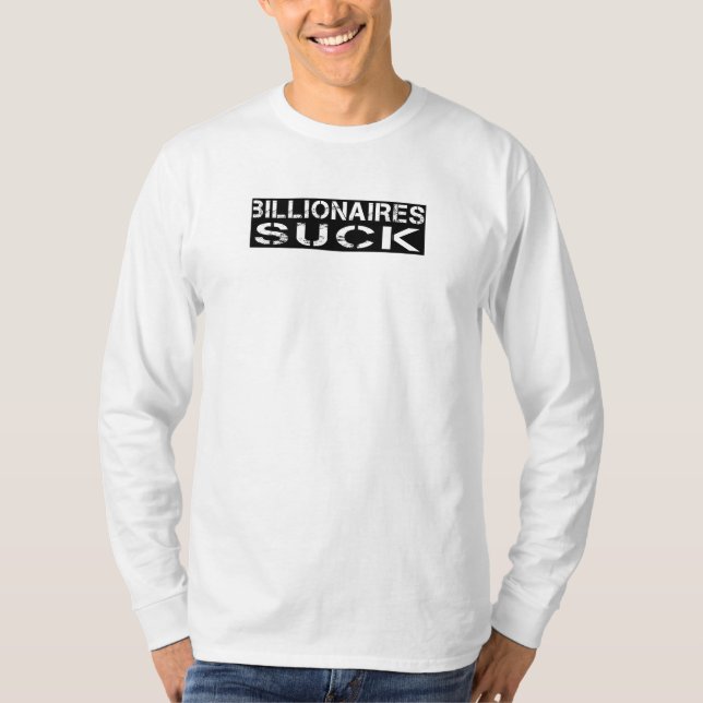 Camiseta Billionaires Suck (Anverso)
