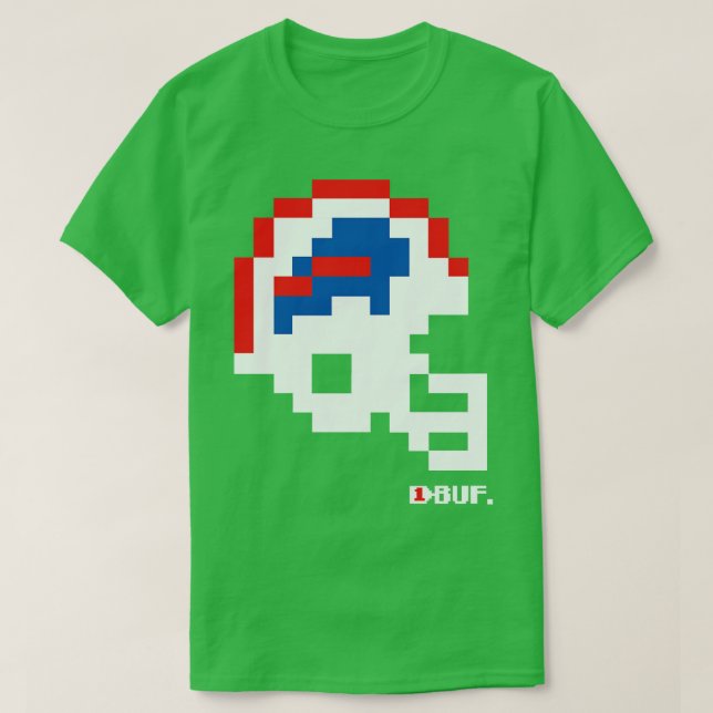 Camiseta Bills Alternate Tecmo Bowl Casco Béisbol (Diseño del anverso)