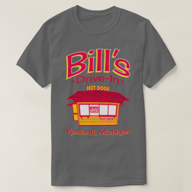 Camiseta Bills DriveIn Hot Dog Stand  (Diseño del anverso)