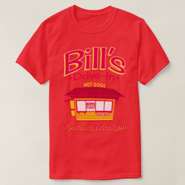 Camiseta Bills DriveIn Hot Dog Stand (Diseño del anverso)