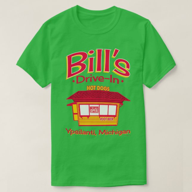 Camiseta Bills DriveIn Hot Dog Stand 1 (Diseño del anverso)