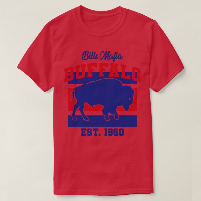 Camiseta Bills Mafia Buffalo Est 1960 (Diseño del anverso)