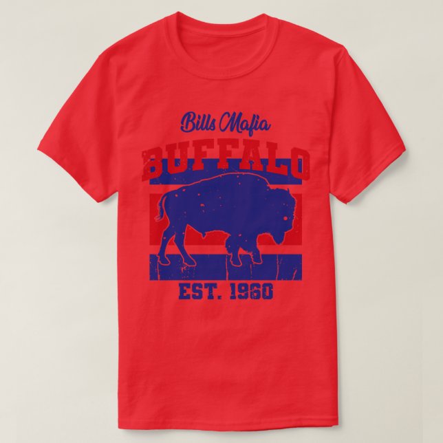 Camiseta Bills Mafia Buffalo Est 1960 Estilo Vintage (Diseño del anverso)