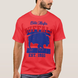 Camiseta Bills Mafia Buffalo Est 1960 Estilo Vintage