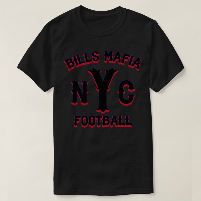 Camiseta Bills Mafia NYC Black (Diseño del anverso)