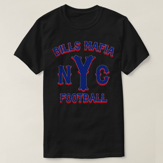 Camiseta Bills Mafia NYC Vintage Blue (Diseño del anverso)