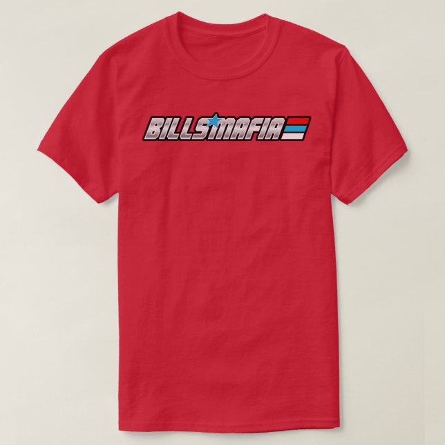 Camiseta Bills Mafia Typography (Diseño del anverso)