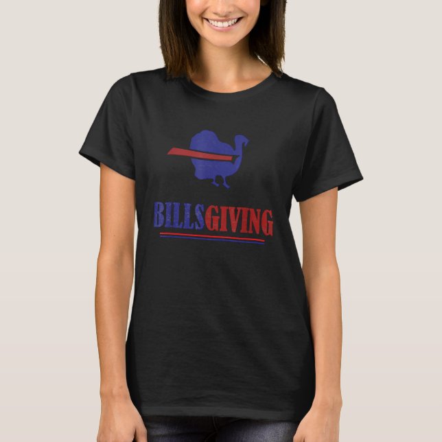 Camiseta Billsgiving Happy Thanksgiving Chicken American Fo (Anverso)