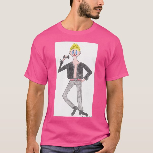 Camiseta Billy Idol Singer (Anverso)