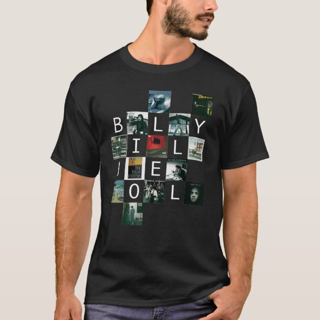 Camiseta Billy Joel  Albums Set List (Anverso)