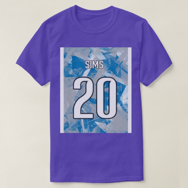 CAMISETA BILLY SIMS (Diseño del anverso)