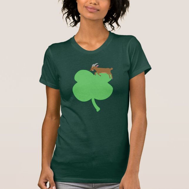 Camiseta Billy Swags St. Patricks Day Goat Themed Shirt (Anverso)