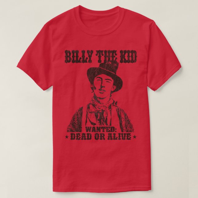 Camiseta Billy The Kid (Diseño del anverso)