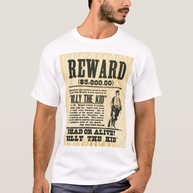 Camiseta Billy the kid Shirt (Anverso)