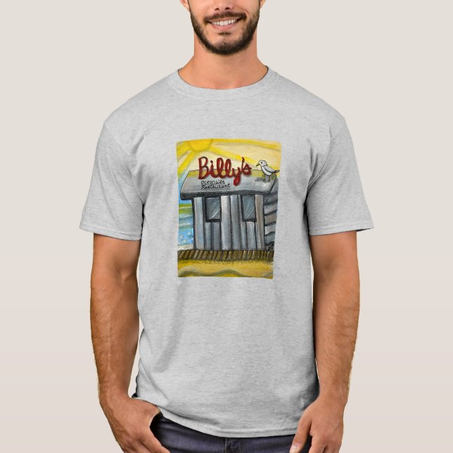 Camiseta Billy's Oceanside Restaurant (Anverso)