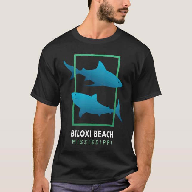 Camiseta Biloxi Beach  Mississippi  Souvenir (Anverso)