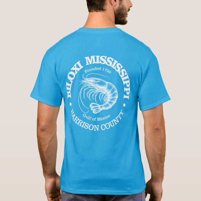 Camiseta Biloxi (camarón) (Reverso)