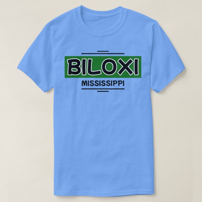 Camiseta Biloxi Mississippi 2 (Diseño del anverso)