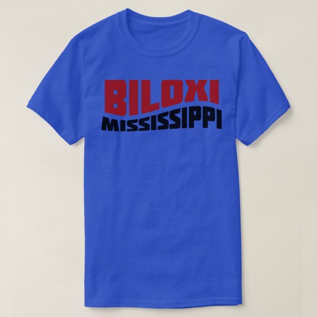 Camiseta Biloxi Mississippi 9 (Diseño del anverso)