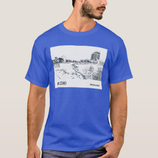Camiseta Biloxi Mississippi sobredimensionado