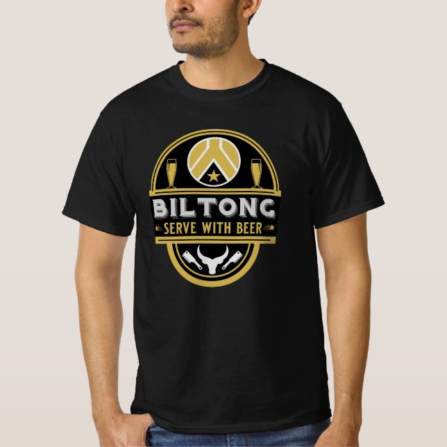 Camiseta Biltong Y Cerveza (Anverso)
