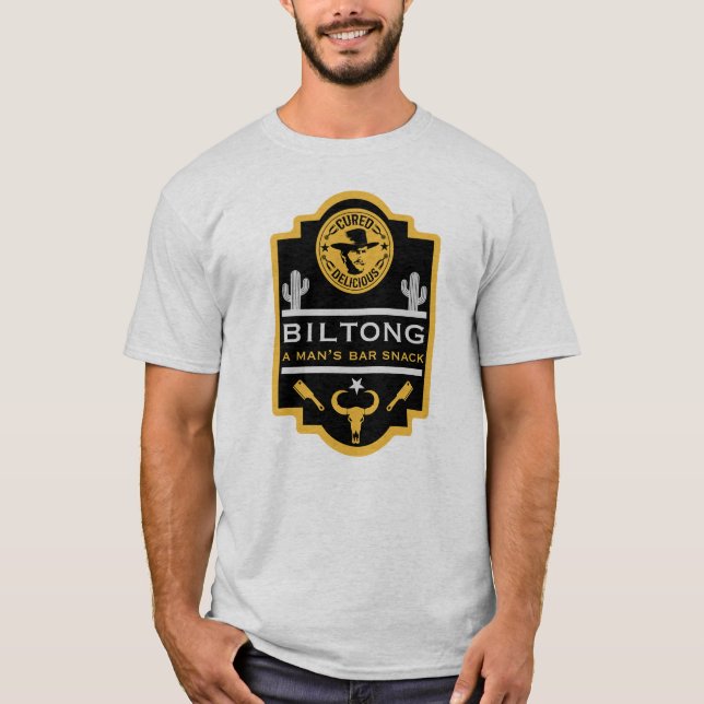 Camiseta Biltong Y Cerveza (Anverso)
