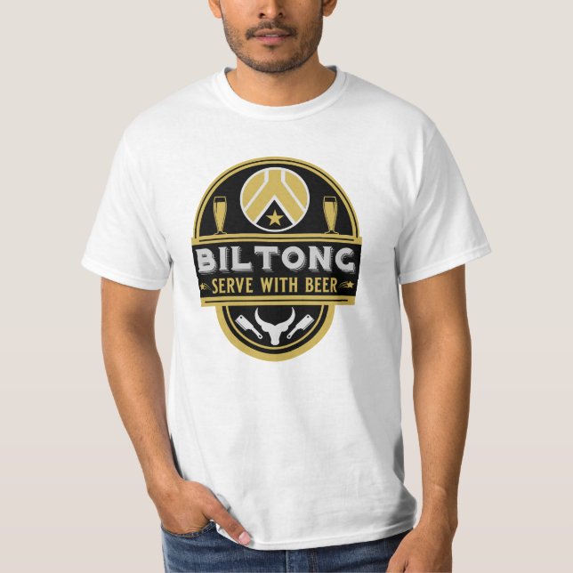 Camiseta Biltong Y Cerveza (Anverso)