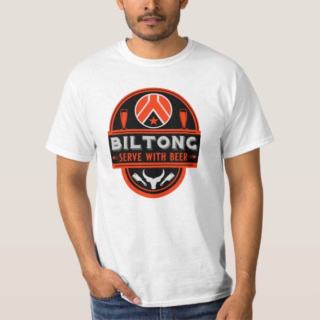 Camiseta Biltong Y Cerveza (Anverso)