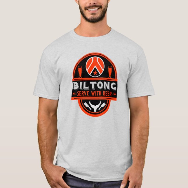 Camiseta Biltong Y Cerveza (Anverso)