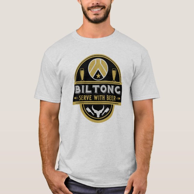 Camiseta Biltong Y Cerveza (Anverso)