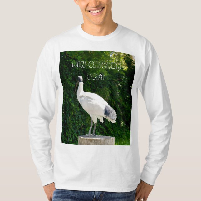 Camiseta Bin Chicken Sabe Como Un Ibis, (Anverso)