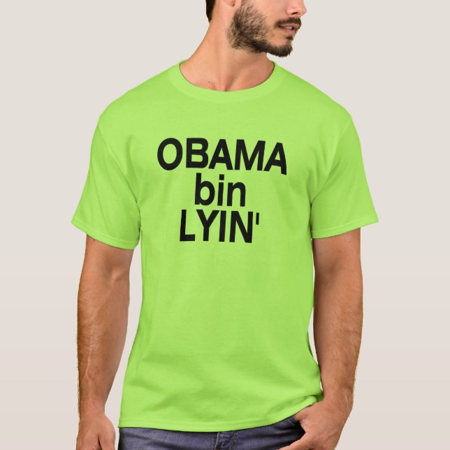 Camiseta Bin Lyin de Obama (Anverso)