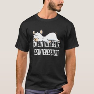 Camiseta Bin Versatile Desintereisert Llama Sayings