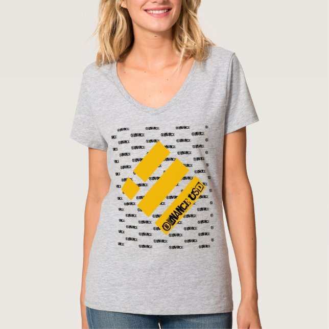 Camiseta BINANCE USD CRYPTO CURRENCY LOGO T-Shirt (Anverso)