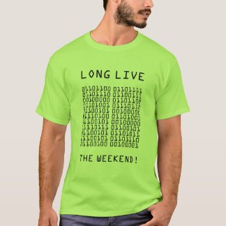 Camiseta Binario Viva el Fin de Semana