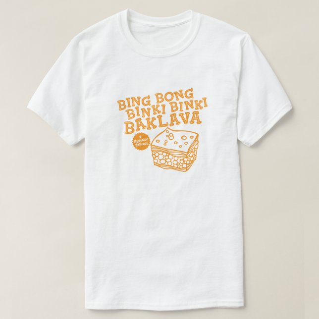 Camiseta Bing Bong Binki Binki Baklava Funny TV de los años (Diseño del anverso)