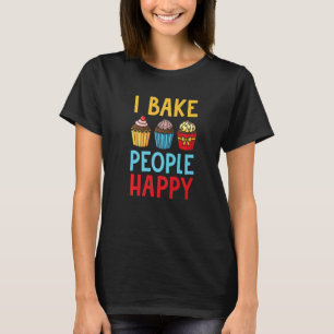 Camiseta Bing Chef Cake Baker I Bake People Happy 1
