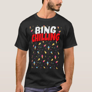 Camiseta Bing Chilling Ice Cream Dank Meme Viral Cita Tren