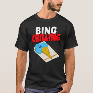 Camiseta Bing Chilling Ice Cream Meme derritiendo Ice Cream