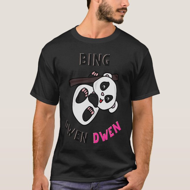 Camiseta Bing Dwen Dwen Relajado Fit (Anverso)