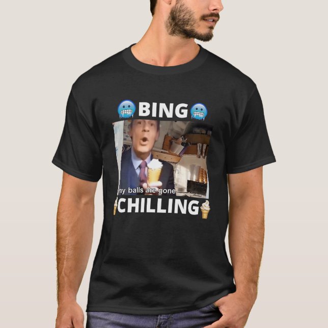 Camiseta Bing Shi Ling Bing Chilling John Xina Ice Cream Ch (Anverso)