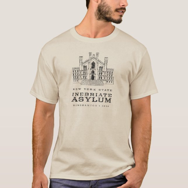 Camiseta Binghamton Inebriate Asylum (Anverso)