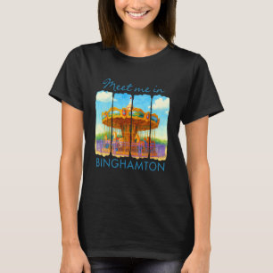 Camiseta Binghamton Nueva York Viaje Viaje Encuentrame En B