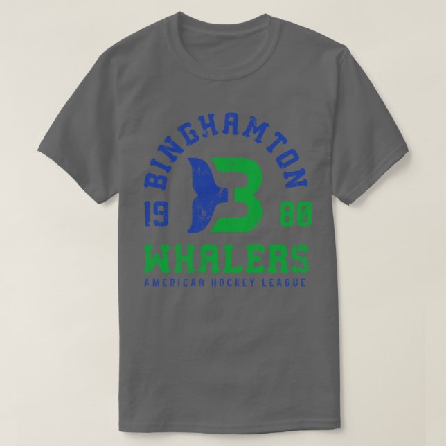 Camiseta Binghamton Whalers (Diseño del anverso)