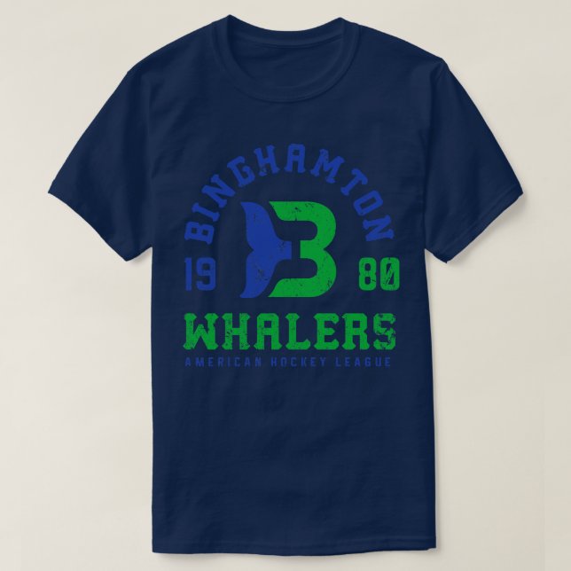 Camiseta Binghamton Whalers (Diseño del anverso)