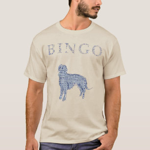 Camiseta Bingo azul(Personalizado)