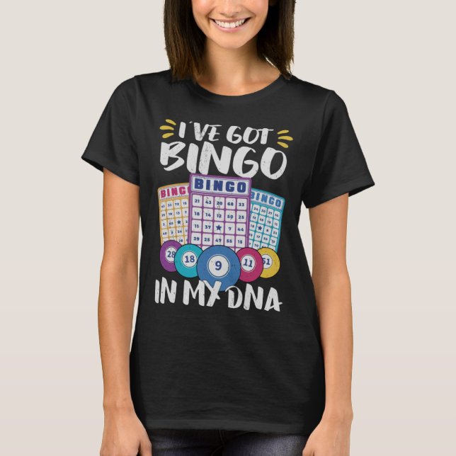 Camiseta Bingo Card Game Grandma Bingo Player Bingo Cards (Anverso)