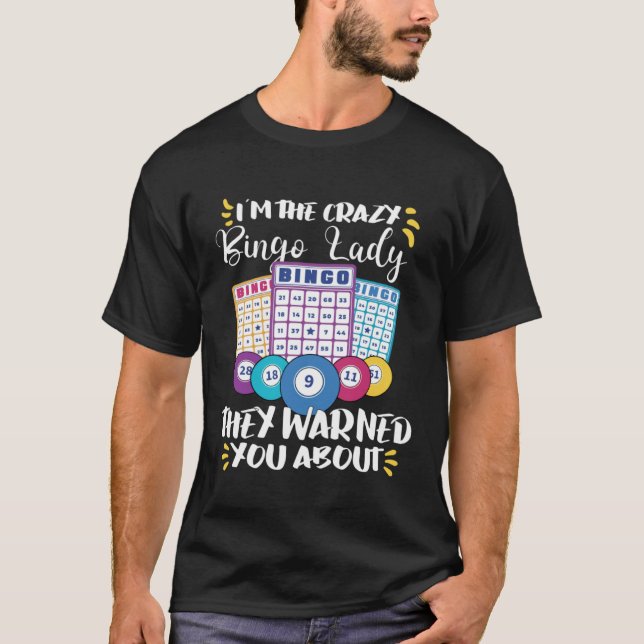 Camiseta Bingo Card Game Grandma Bingo Player Bingo Cards   (Anverso)