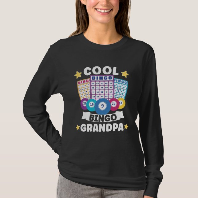 Camiseta Bingo Card Game Grandma Bingo Player Bingo Cards   (Anverso)